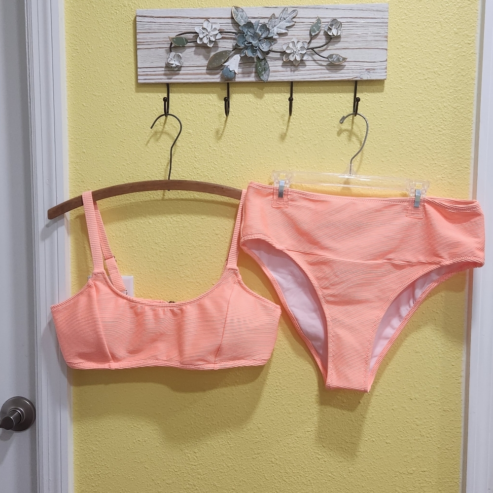 Coral swimsuit